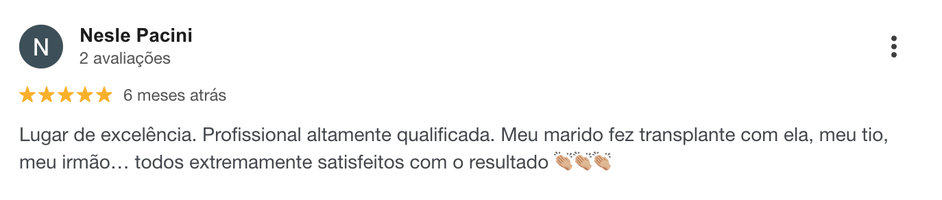 Depoimento de paciente 3